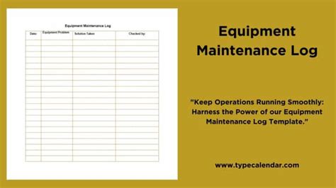 equipment logs centrifugal pump plant|general equipment maintenance logs.